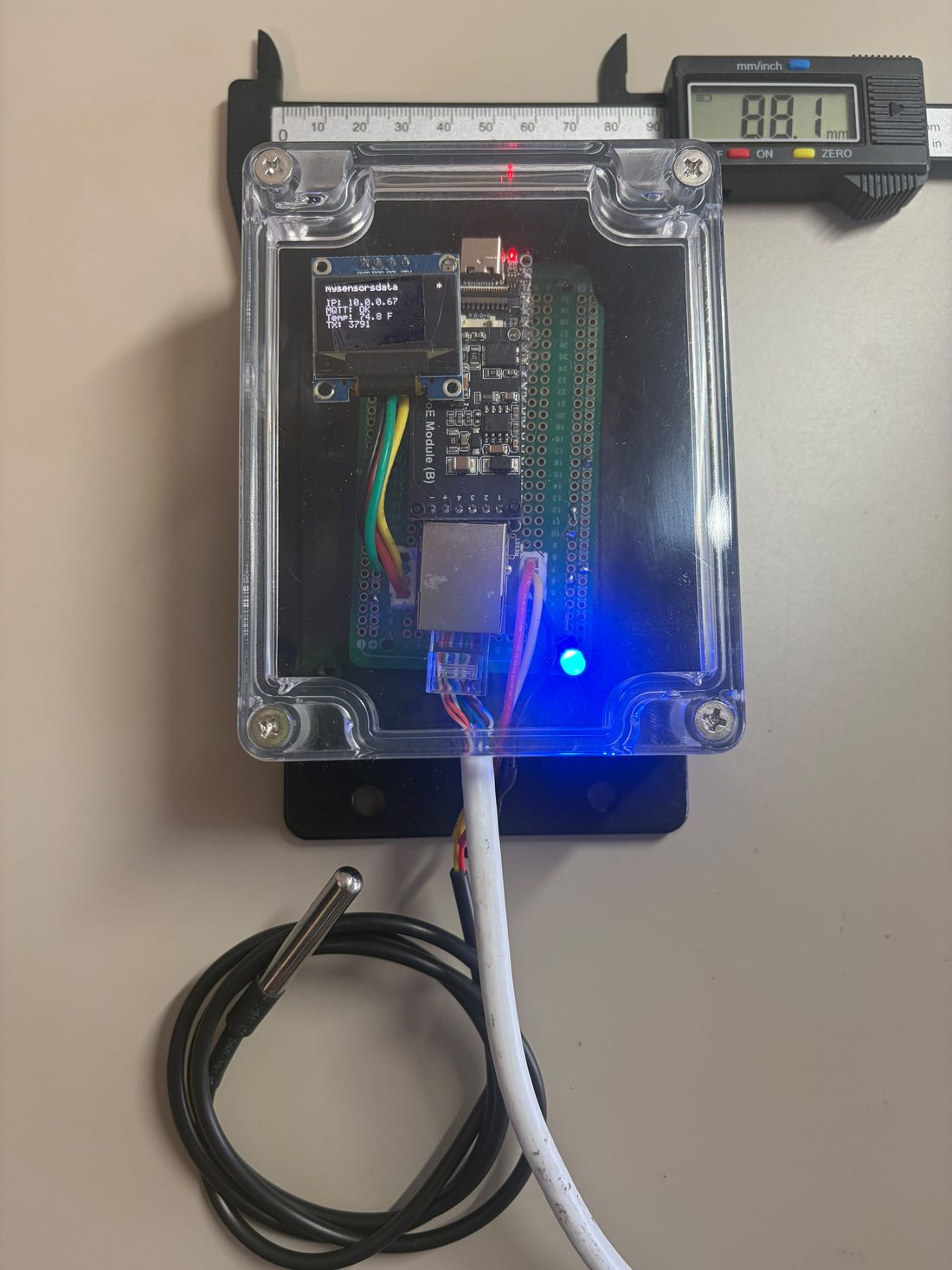 mysensorsdata PoE Pro — width 88.1 mm